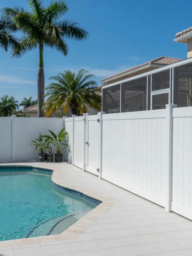 Vinyl fence installation & repair — FenceLine Florida