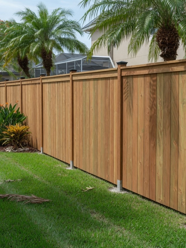 Wood fence installation & repair — FenceLine Florida
